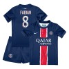 Original Trikotsatz Paris Saint-Germain Fabian Ruiz 8 Heimtrikot 2024-25 Für Kinder